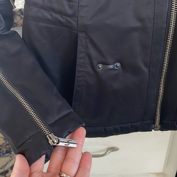 Spyder Heavy Classic Black Winter Coat With Removable Hood Size 4 - Picture 7 of 12